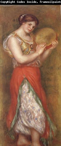 Pierre Renoir Dancing Girl with Tambourine